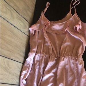 Lauren Conrad light pink with gold raised dots